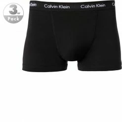 Calvin Klein Underwear Calvin Klein COTTON STRETCH 3er Pack U2662G/XWB Trunks, Baumwolle, Schwarz