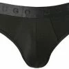 BOSS Brief Signature 50377707/001 Slip, Baumwolle, Schwarz