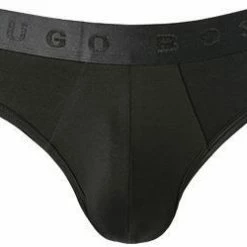 BOSS Brief Signature 50377707/001 Slip, Baumwolle, Schwarz