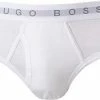 BOSS Brief Original 50377703/100 Slip, Mit Eingriff - Baumwolle, Weiß