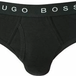 BOSS Brief Original 50377703/001 Slip, Mit Eingriff - Baumwolle, Schwarz