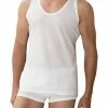 Zimmerli Business Class Shirt 222/1470/01 Tanktop, Baumwolle, Weiß