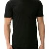 Zimmerli Business Class T-Shirt 222/1473/86 Baumwolle, Schwarz