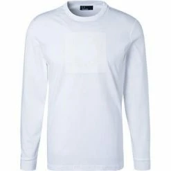 Fred Perry T-Shirt M4549/100 Longsleeve, Baumwolle, Weiß