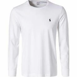 Polo Ralph Lauren Longsleeve 710671468/004 Custom Slim Fit, Baumwolle, Weiß