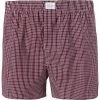 Novila Shorts 9554/055/219 Boxershorts, Baumwolle, Rot-weiß kariert, Bordeaux