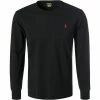 Polo Ralph Lauren Longsleeve 710671468/001 Custom Slim Fit, Baumwolle, Schwarz