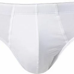 HANRO Briefs Cotton Superior 07 3085/0101 Slip, Baumwoll-Stretch, Weiß, White