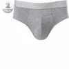 HANRO Briefs 2er Pack 07 3075/1961 Slips, Baumwolle, Grau meliert, Light melange