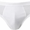 HANRO Midi Briefs Cotton Pure 07 3633/0101 Slip, Baumwolle, Weiß, White