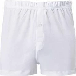 HANRO Boxers Sea Island Cotton 07 3172/0101 Boxershort, Baumwolle, Weiß, White
