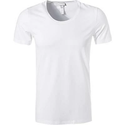 HANRO Shirt Cotton Superior 07 3088/0101 T-Shirt, Baumwolle, Weiß, White