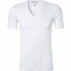HANRO Shirt V-Neck Micro Touch 07 3108/0101 T-Shirt, Mikrofaser, Weiß, White