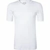 HANRO Shirt V-Neck Sea Island Cotton 07 3173/0101 T-Shirt, Baumwolle, Weiß, White