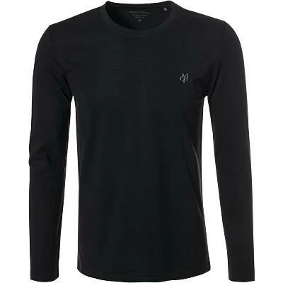 Marc O'Polo Longsleeve B21 2220 52022/990 Shaped Fit, Baumwolle, Schwarz