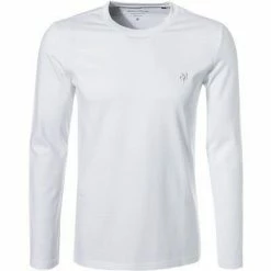 Marc O'Polo Longsleeve B21 2220 52022/100 Shaped Fit, Baumwolle, Weiß