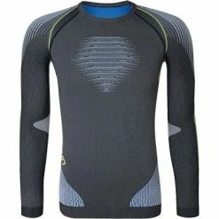 UYN T-Shirt U100013/G976 Funktionsshirt, Mikrofaser, Antharzit-blau, Anthrazit-blau-neongelb