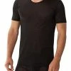 Zimmerli Royal Classic 252 T-Shirt SS 252/8125/86 Baumwolle mercerisiert, Schwarz, Black