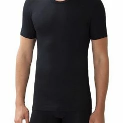 Zimmerli Pureness 700 Shirt SS 700/1339/86 T-Shirt, Micromodal OEKO-TEX, Schwarz, Black