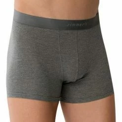 Zimmerli Pureness 700 Pant 700/1343/51 Trunk, Micromodal OEKO-TEX, Grau meliert, Grey melange