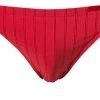 HOM Chic Micro Briefs 401333/00PA Slip, Mikrofaser, Leuchtrot, Rot
