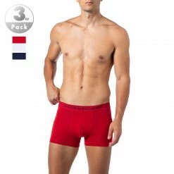 Polo Ralph Lauren Trunk 3er Pack 714513424/009 Trunks, Baumwoll-Stretch, Rot-weiß-navy