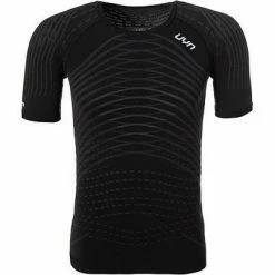 UYN T-Shirt U100080/B472 Funktionsshirt, Mikrofaser, Schwarz, Schneeweiß