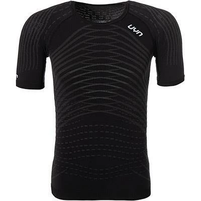 UYN T-Shirt U100080/B472 Funktionsshirt, Mikrofaser, Schwarz, Schneeweiß