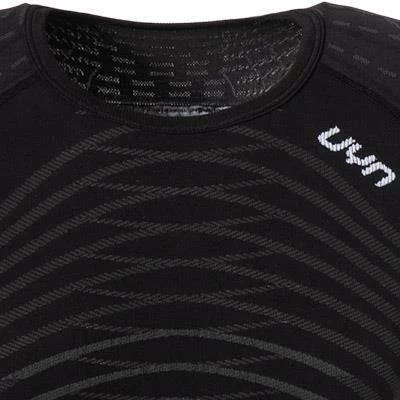 UYN T-Shirt U100080/B472 Funktionsshirt, Mikrofaser, Schwarz, Schneeweiß – Bild 3