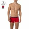 HUGO Trunks Twin Pack 50402260/622 Baumwolle, Schwarz-rot, Rot-schwarz