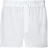 DEREK ROSE Modern Fit Boxer Shorts 6050/SAVO00IWHI Boxershorts, Baumwolle, Weiß