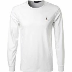 Polo Ralph Lauren Longsleeve 710760/002 Custom Slim Fit, Baumwolle, Weiß