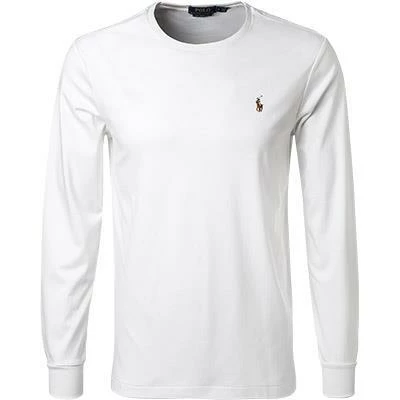 Polo Ralph Lauren Longsleeve 710760/002 Custom Slim Fit, Baumwolle, Weiß