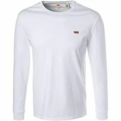 Levi's® Original Tee Cotton 72848/0000 Longsleeve, Baumwolle, Weiß