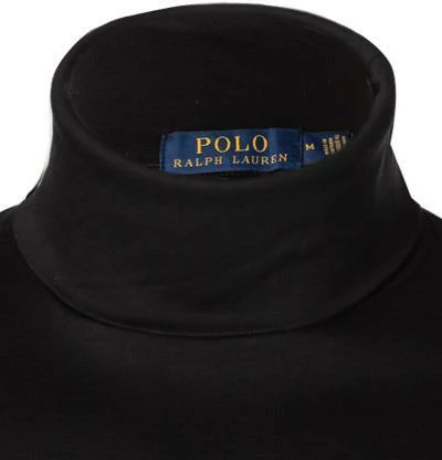 Polo Ralph Lauren Rollkragenshirt 710760126/001 Baumwolle, Schwarz – Bild 2