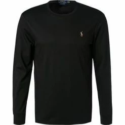 Polo Ralph Lauren Longsleeve 710760/001 Custom Slim Fit, Baumwolle, Schwarz