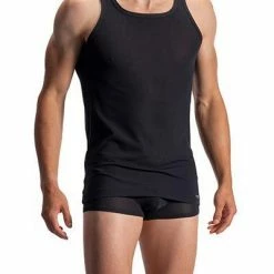 Olaf Benz RED1950 Carréshirt 108403/8000 Tanktop, Mikrofaser, Schwarz