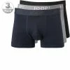 JOOP! Boxer Shorts 3er Pack 30018463/960 Trunks, Baumwolle, Dunkelblau, Nachtblau-grau-schwarz