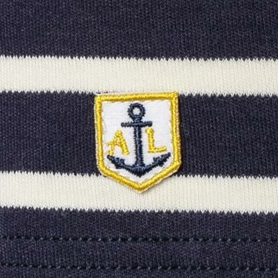 Armor lux T-Shirt 02297/429 Longsleeve, Regular Fit, Baumwolle, Dunkelblau-natur gestreift, Dunkelblau-natur – Bild 3