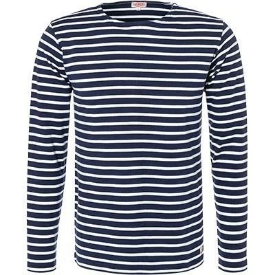 Armor lux T-Shirt 02297/600 Longsleeve, Regular Fit, Baumwolle, Dunkelblau-weiß gestreift, Dunkelblau-weiß