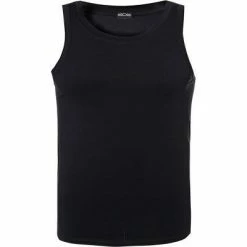 HOM Supreme Cotton Tank Top 401332/0004 Tanktop, Baumwoll-Stretch, Schwarz