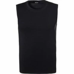 HOM Supreme Cotton Shirt 401566/0004 Baumwoll-Stretch, Schwarz