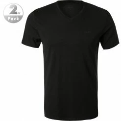JOOP! T-Shirt 2er Pack 30018464/001 Baumwoll-Stretch, Schwarz