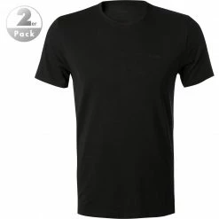 JOOP! T-Shirt 2er Pack 30018465/001 Baumwoll-Stretch, Schwarz