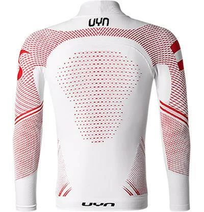 UYN Sport Turtle U100017/T020 Funktionsshirt, Mikrofaser, Weiß, Weiß-rot – Bild 2