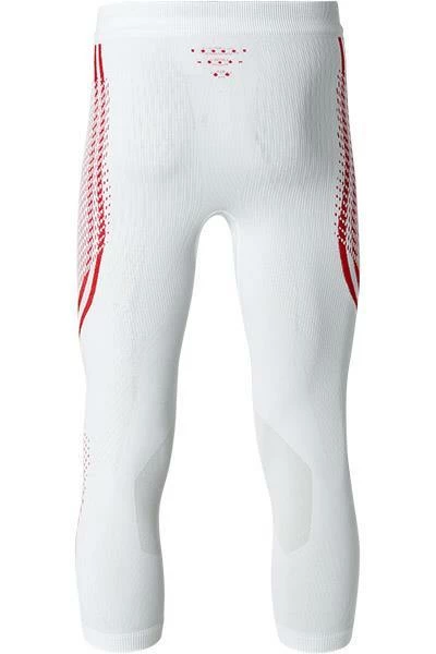 UYN Sport Pants U100018/T020 Funktionspants, Mikrofaser, Weiß, Weiß-rot – Bild 2