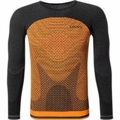 UYN Sport T-Shirt O101425/O174 Funktionsshirt, Mikrofaser, Orange-schwarz, Grau-orange