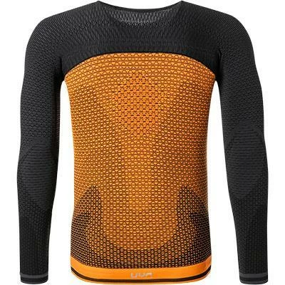 UYN Sport T-Shirt O101425/O174 Funktionsshirt, Mikrofaser, Orange-schwarz, Grau-orange – Bild 2
