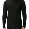 Zimmerli Sea Island 286 T-Shirt 286/1443/86 Longsleeve, Sea Island Baumwolle, Schwarz