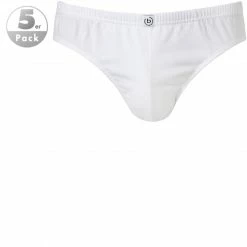 bugatti Sport Slip 5er Pack 50149/4009/110 Slips, Baumwolle, Weiß